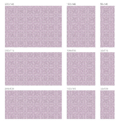 Dekorplast till fönster mosaik Lila former