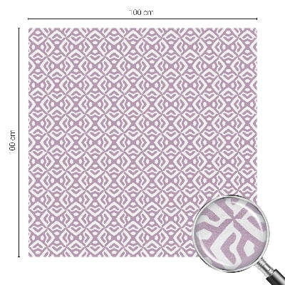 Dekorplast till fönster mosaik Lila former