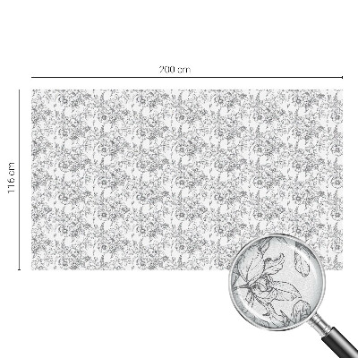 Frostfilm med dekorativt mönster Blommig elegans