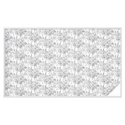 Frostfilm med dekorativt mönster Blommig elegans