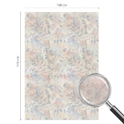 Frostad fönsterfilm med färgat mönster Ändrande effekt