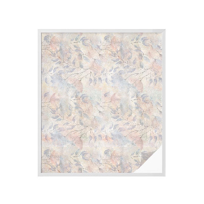 Frostad fönsterfilm med färgat mönster Ändrande effekt