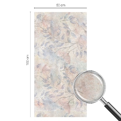 Frostad fönsterfilm med färgat mönster Ändrande effekt