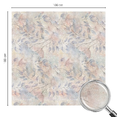 Frostad fönsterfilm med färgat mönster Ändrande effekt