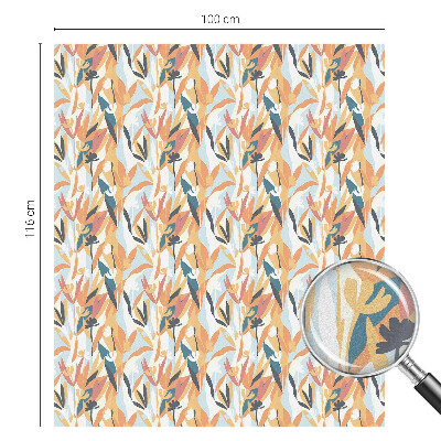 Dekorplast till fönster mosaik Botanisk energi