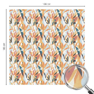 Dekorplast till fönster mosaik Botanisk energi