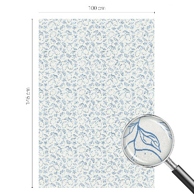 Solfilm fönster insynsskydd Citronmönster