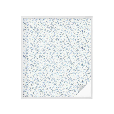 Solfilm fönster insynsskydd Citronmönster