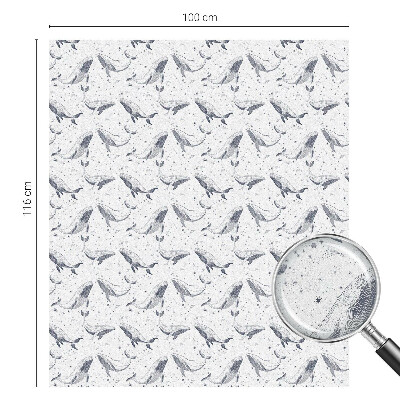 Fönsterfilm med mosaikmönster Havsdjur