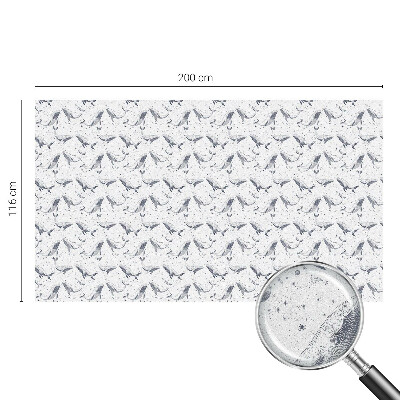 Fönsterfilm med mosaikmönster Havsdjur