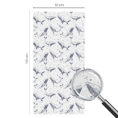 Fönsterfilm med mosaikmönster Havsdjur