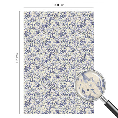 Solfilm fönster insynsskydd Blomsymmetri