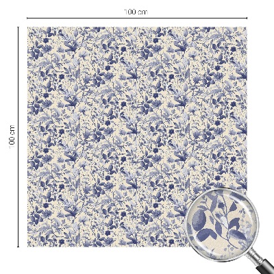 Solfilm fönster insynsskydd Blomsymmetri