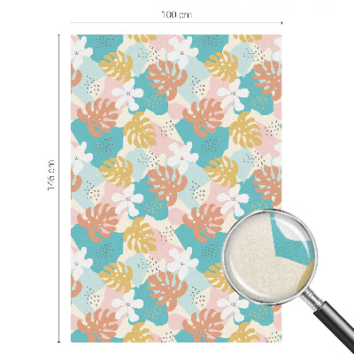 Dekorplast till fönster mosaik Exotisk natur