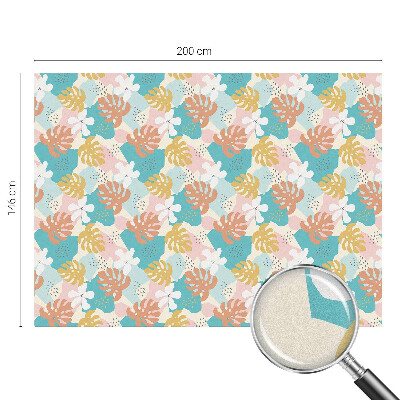 Dekorplast till fönster mosaik Exotisk natur