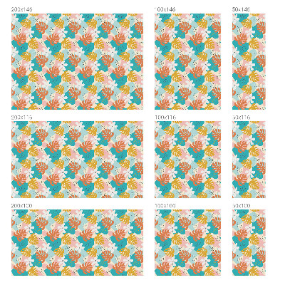 Dekorplast till fönster mosaik Exotisk natur