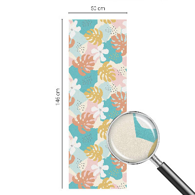 Dekorplast till fönster mosaik Exotisk natur