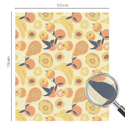 Solfilm fönster insynsskydd Saftig frukt