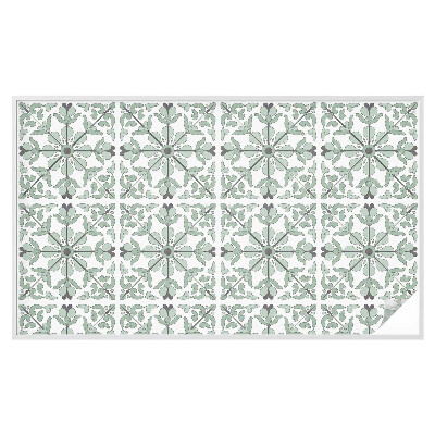 Fönsterfilm med mosaikmönster Växtmönster