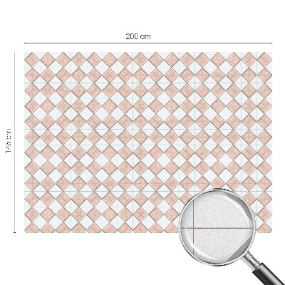 Frostfilm med dekorativt mönster Geometriska romber