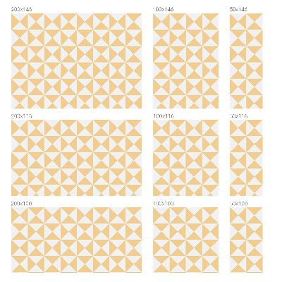 Frostad fönsterfilm med färgat mönster Geometriska trianglar