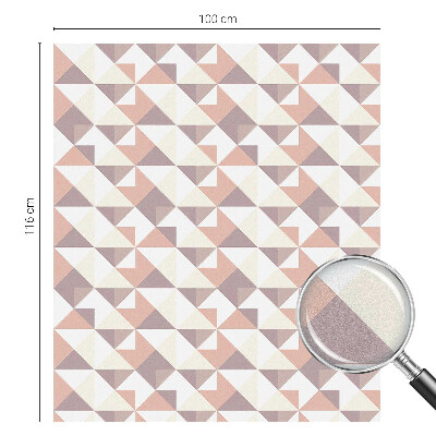 Fönsterfilm med mosaikmönster Moderna trianglar