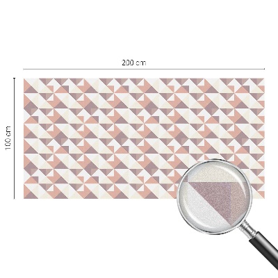 Fönsterfilm med mosaikmönster Moderna trianglar