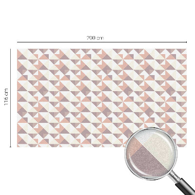 Fönsterfilm med mosaikmönster Moderna trianglar