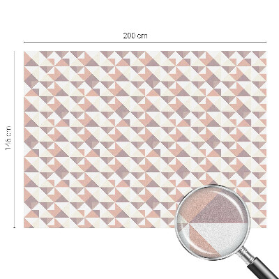 Fönsterfilm med mosaikmönster Moderna trianglar