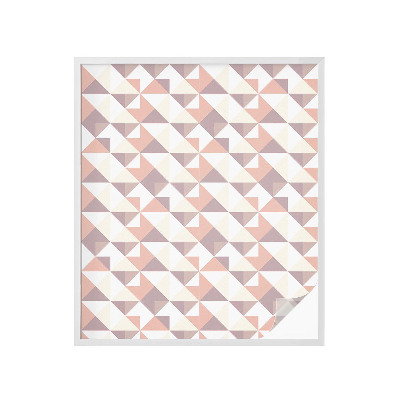 Fönsterfilm med mosaikmönster Moderna trianglar