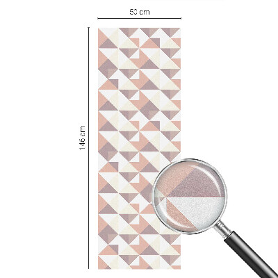 Fönsterfilm med mosaikmönster Moderna trianglar