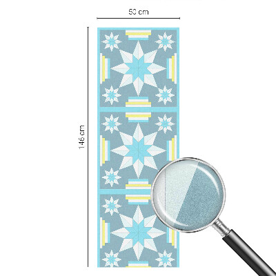 Dekorplast till fönster mosaik Stjärnmönster