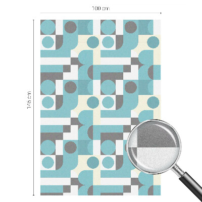 Solfilm fönster insynsskydd Geometriska mönster