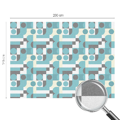 Solfilm fönster insynsskydd Geometriska mönster