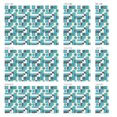 Solfilm fönster insynsskydd Geometriska mönster