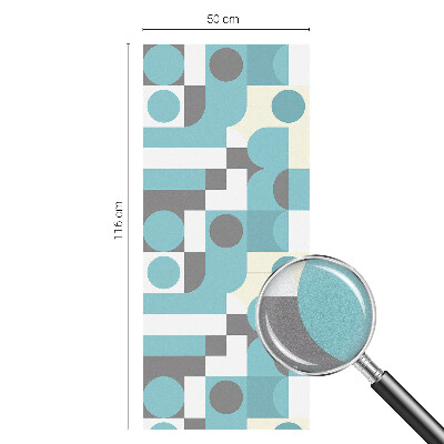 Solfilm fönster insynsskydd Geometriska mönster
