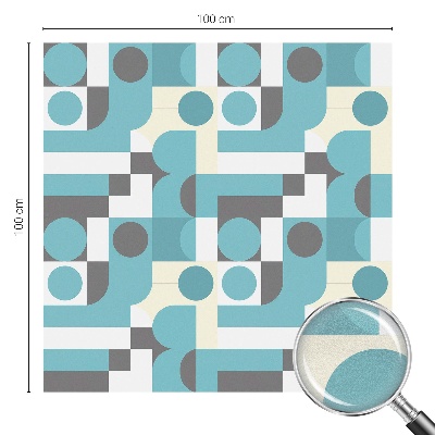 Solfilm fönster insynsskydd Geometriska mönster
