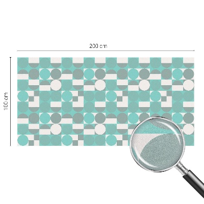 Frostfilm med dekorativt mönster Geometriska former