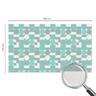 Frostfilm med dekorativt mönster Geometriska former