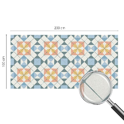 Solfilm fönster insynsskydd Färgglad symmetri