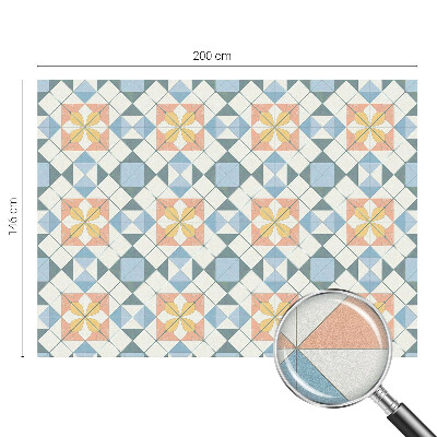 Solfilm fönster insynsskydd Färgglad symmetri