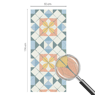 Solfilm fönster insynsskydd Färgglad symmetri