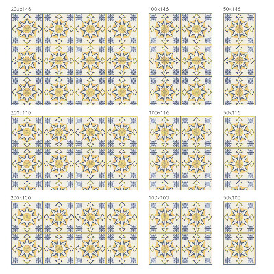 Frostad fönsterfilm med färgat mönster Geometriska stjärnor