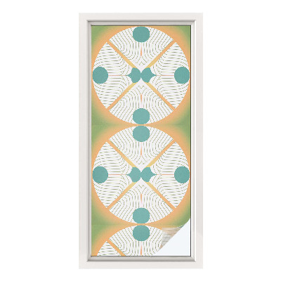 Solfilm fönster insynsskydd Geometrisk harmoni