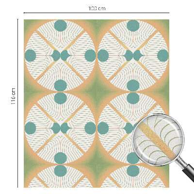 Solfilm fönster insynsskydd Geometrisk harmoni