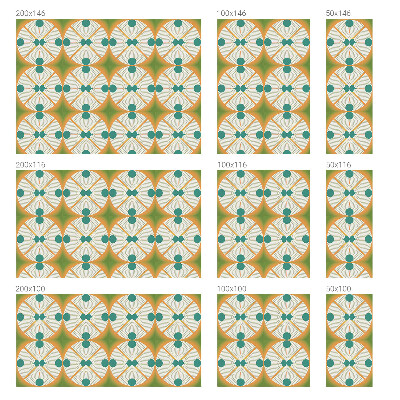 Solfilm fönster insynsskydd Geometrisk harmoni