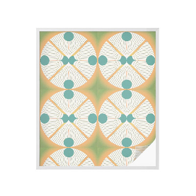 Solfilm fönster insynsskydd Geometrisk harmoni