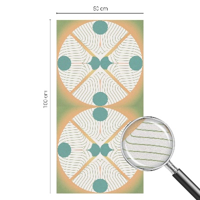 Solfilm fönster insynsskydd Geometrisk harmoni