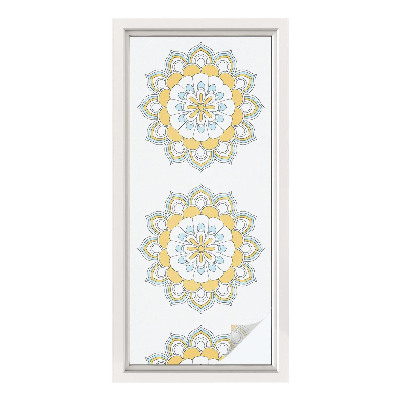 Solfilm fönster insynsskydd Färgglada mandalas