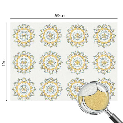 Solfilm fönster insynsskydd Färgglada mandalas
